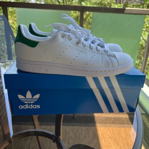 Adidas Stan smith Sz 8 1/2 men white/green with original box(NWT). - Picture 2 of 6